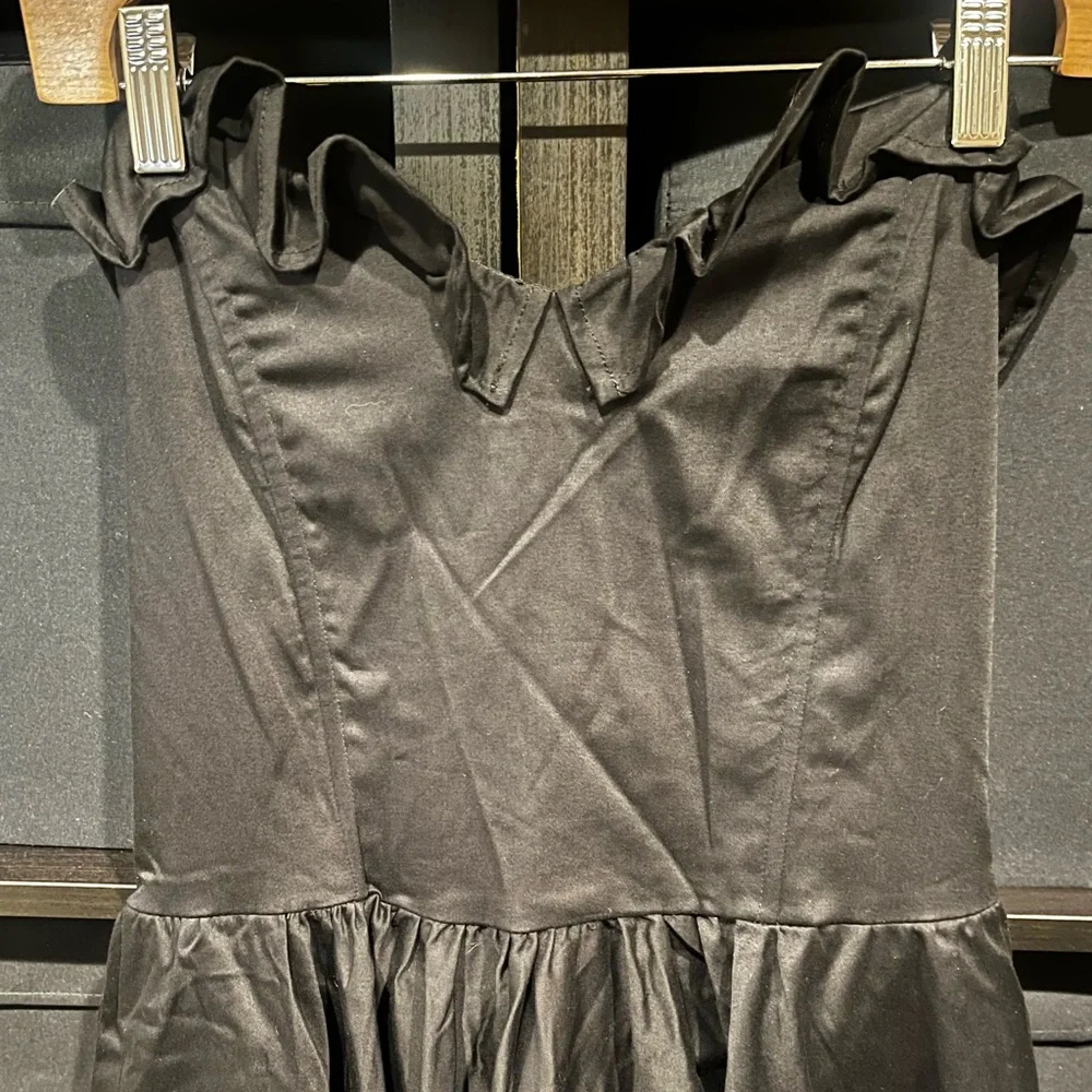 Pinup Couture PUG Laura Byrnes Black Sleeveless Swing Dress Size L NWT - Picture 2 of 6